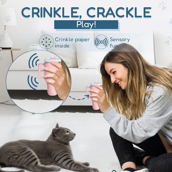 Trendy Tumbler Cat Toy Drink – The Perfect Gift for Cat - Picture 7 of 10